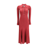 Self-Portrait Red Viscose Casual Dress